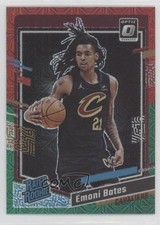 2023 Panini Donruss Optic Rated Rookie Choice Red & Green Prizm Emoni Bates 1c5x