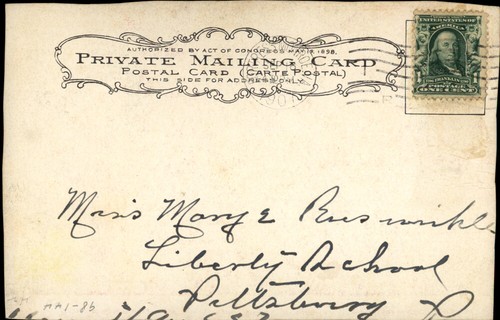 Fortress Monroe,VA Hotel Chamberlin Golf Private Mailing Card 1907 Virginia - Picture 2 of 2