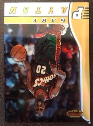 1996-97 Bowman's Best Refractor #22 Gary Payton! SuperSonics! HOF! - Picture 2 of 4