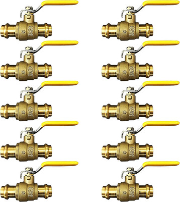 1/2'' Propress Brass Ball Valve - Press Ball Valve with EPDM O-Ring - Premium Pre