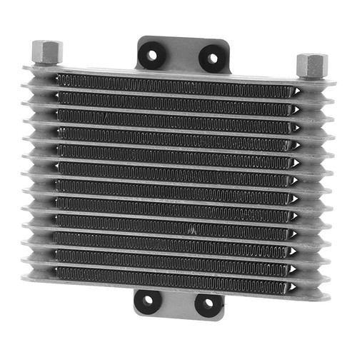 Engine Oil Cooler Silver Universal Radiator For Automobile Motorcycle - Picture 10 of 24