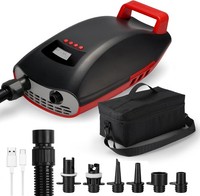 Sup-Pumpe Elektrisch 20 Psi, 9000Mah Akku, Doppelt Schnell, FüR Paddleboard,