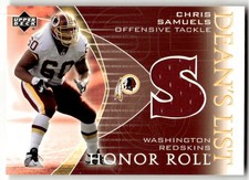 2003 Upper Deck Honor Roll Chris Samuels Dean's List #DL-CS