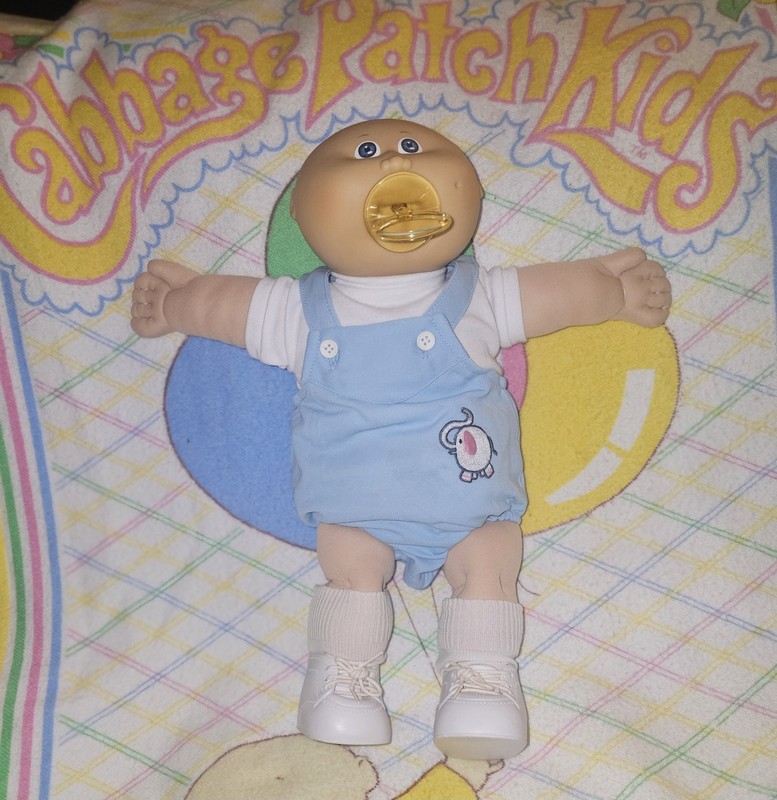 1986 Cabbage Patch Baldy Paci Kid HM#6