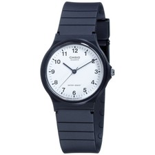 Orologio CASIO Vintage MQ-24-7BL Silicone Nero Bianco Classico Uomo Donna Unisex