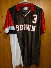 BROWN University Vintage 80s 90s Soccer Jersey #3 PRO PAK Speedline USA 21x30.5