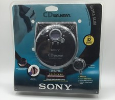 Rare Vintage Sony Walkman - Portable CD Player - Black D-EJ715/HM