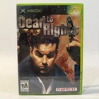 Dead to Rights Microsoft Xbox Original Action Shooter Crime Thriller CIB