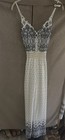 PAPAYA Sleeveless Romper Jumpsuit Crochet Waist. Wide Leg. Unique. Flattering — photo 9
