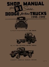 1948 1949 Dodge Truck Shop Service Repair Manual 1948 1949 Dodge Truck Shop Service Repair Manual