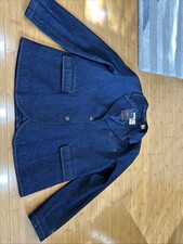 Levi s Dark Wash Denim Jacket Sport Coat Women s Size M Standard Fit Cotton