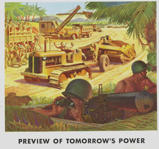 1943 Wwii Ad Gm General Motors Diesel Powered Engine Earth Moving Equipment 1943 Wwii Ad Gm General Motors Diesel Powered Engine Earth Moving Equipment