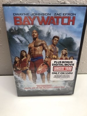 BAYWATCH - Dwayne Johnson Zac Efron DVD NEW/SEALED Free Shipping