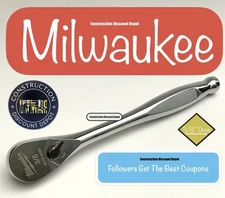 NEW Milwaukee Tools 90T 48-22-9038 3/8" Drive Chrome Ratchet