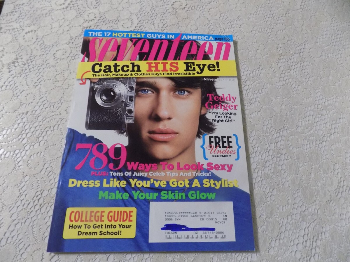 Seventeen Magazine Nov 2006 Teddy Geiger Fashion Tips | eBay