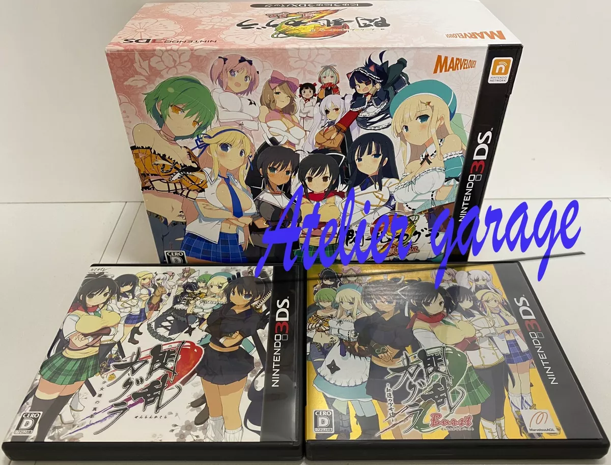 Senran Kagura Burst Guren no Shoujotachi 3DS Marvelous Nintendo 3DS From  Japan