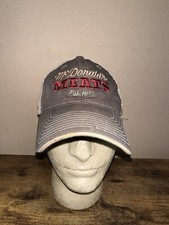 Vintage McDonald s Meats Mesh Snapback Trucker Hat Baseball Cap Lid