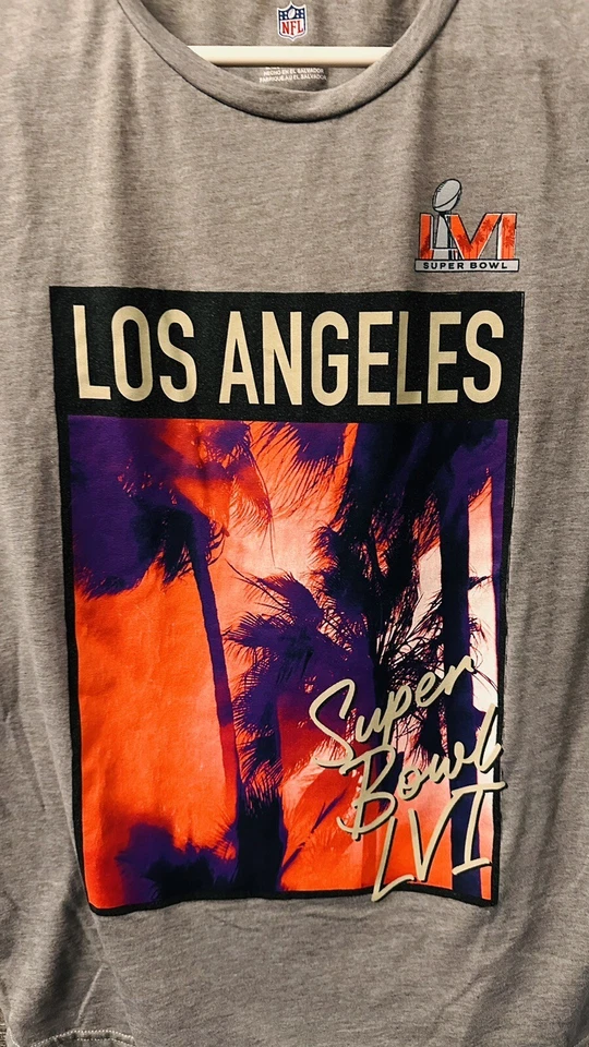 Los Angeles Rams Calif. NFL Football Super Bowl LVI 2022 Girls 14/16 NFL T-Shirt - Image 3 of 4