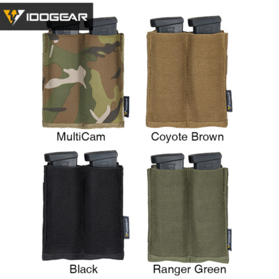 Pochettes Tactiques IDOGEAR Triple Chargeur 5.56 – Carbone/élastique – RG