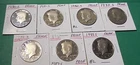 1980 s,1981 s,1982 s,1983 s,1986 s,1987 s,1988 s  Kennedy Half Dollars