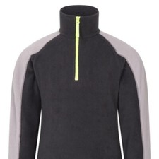 Mountain Warehouse Ashbourne Kids Fleece in Black Size 11/12