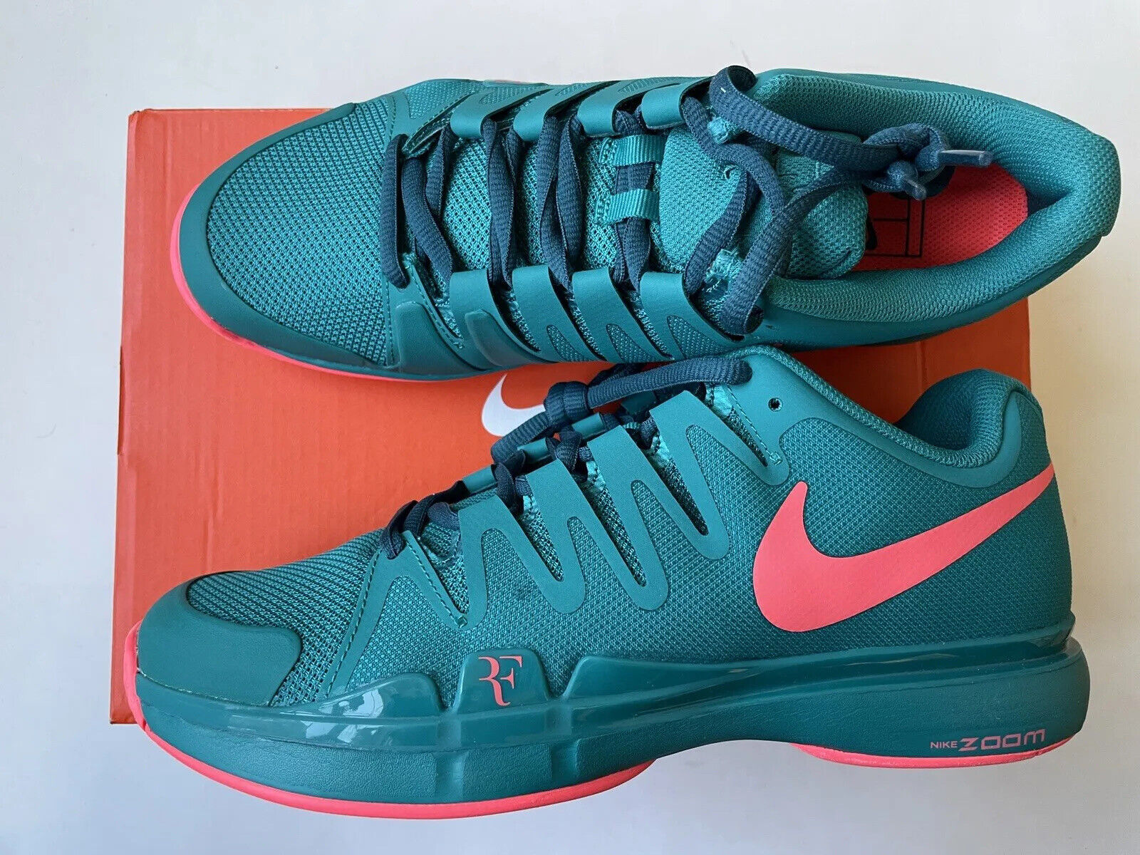 Viva auricular Escribir RARE! Nike Roger Federer Zoom Vapor 9.5 Tour Legend Is Open 813025-300 Sz  9.5 | eBay