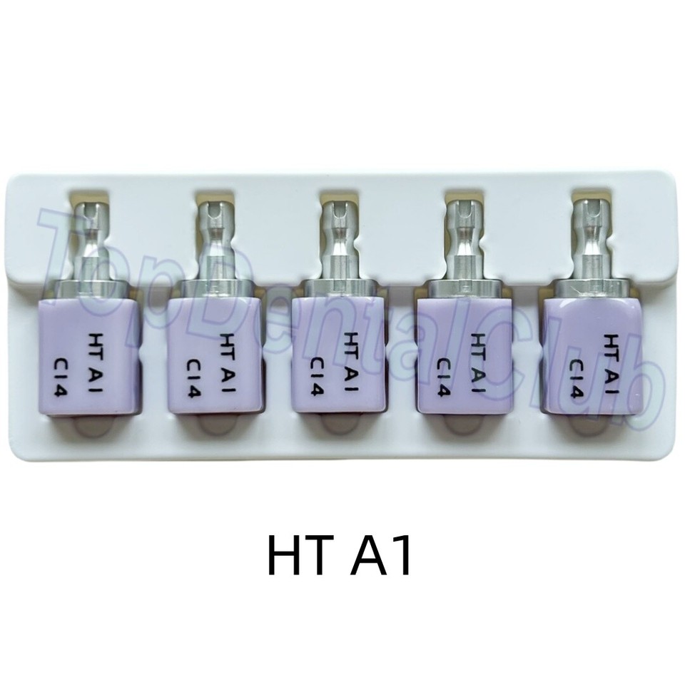 HT/LT C14 Dental Glass Ceramic Lithium Dislicate Blocks CEREC Emax CAD ...