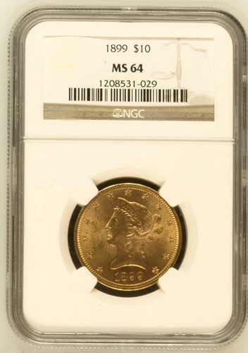 1899 P Liberty Head Gold Eagle NGC MS-64