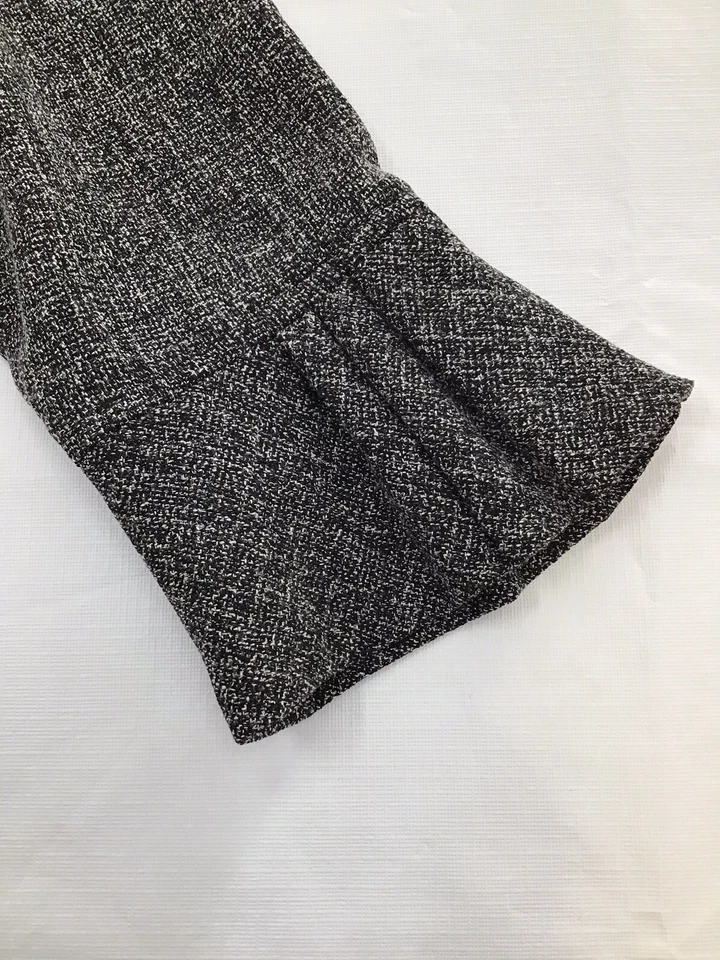 Chaqueta Blazer R&M Richards Para Mujer Manga 3/4 Abotonada Negra Blanca Recortada 6P Foto 4 de 4