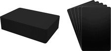  100 DVD Case Bin Index Divider Cards - 5-5/8"x8-1/2" - Black HEAVY DUTY 30mil
