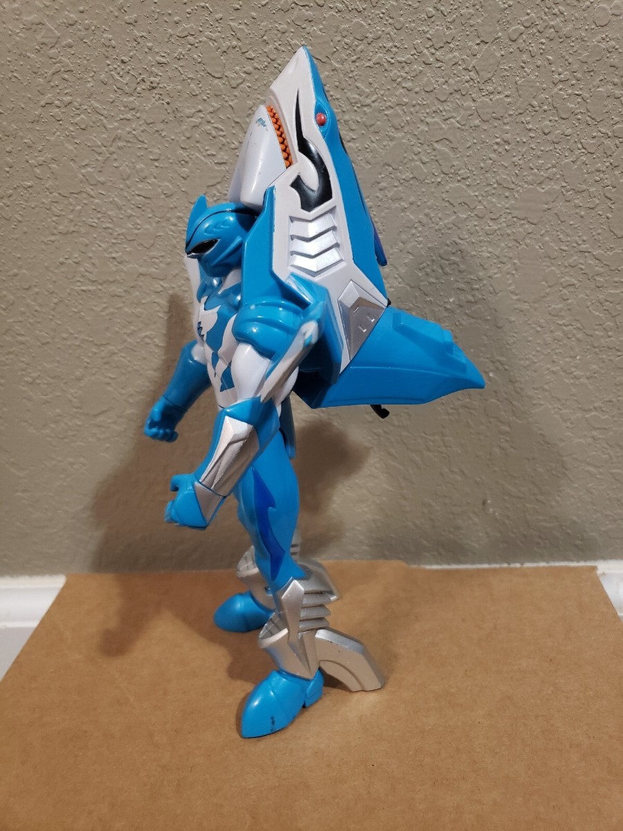 2008 Bandai Deluxe Animorphin Blue Shark Ranger POWER RANGERS