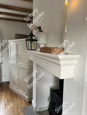 KITCHEN MANTLE  FIRE MANTLE BESPOKE MADE TO MEASURE SPRAY PAINTED