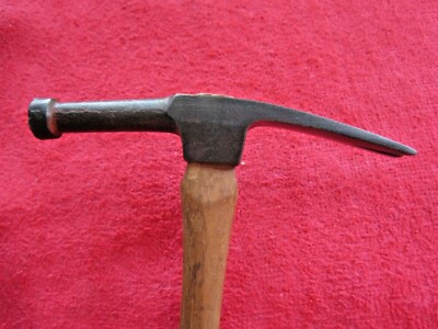 ANTIQUE VINTAGE 11'' AMPCO UPHOLSTERY TACK HAMMER SADDLE MAKING LEATHER FURNITURE