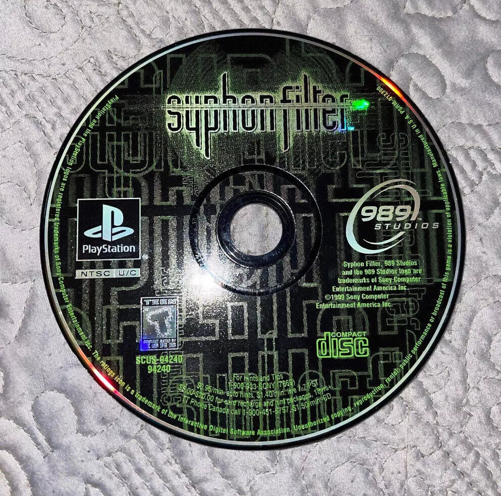 Syphon Filter 3 – Sony PlayStation 1 PSX – Retro Games Reproduction