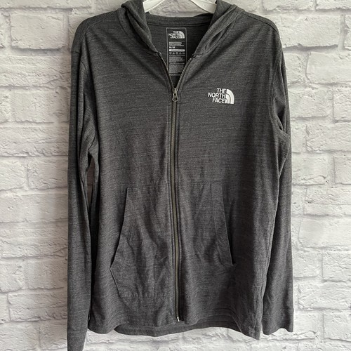 FULL ZIP HOODIE SWEATSHIRT GREY 