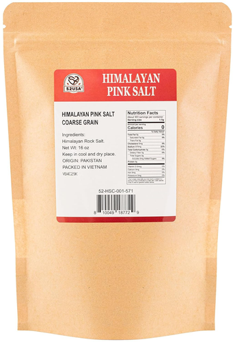 52USA Himalaya Salz grob 1 Pfund (453 g), rosa Himalaya Salz, Meersalz zum Mahlen - Bild 2 von 8
