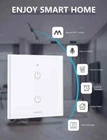 Maxcio Smart Wall Switch WI-FI ALEXA GOOGLE Integrated -- 1 WAY GANG --