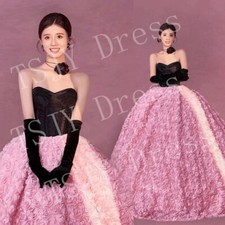Noble Evening Formal Party Ball Gown Prom Bridesmaid Wedding Flower Dress T19982