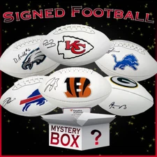 Autographed/Signed Football Mystery Box with PSA JSA or Beckett COA