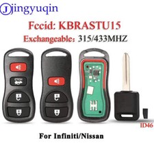 Jingyuqin 315/433MHZ Car Remote Key For Infiniti/Nissan Frontier Murano Armada P