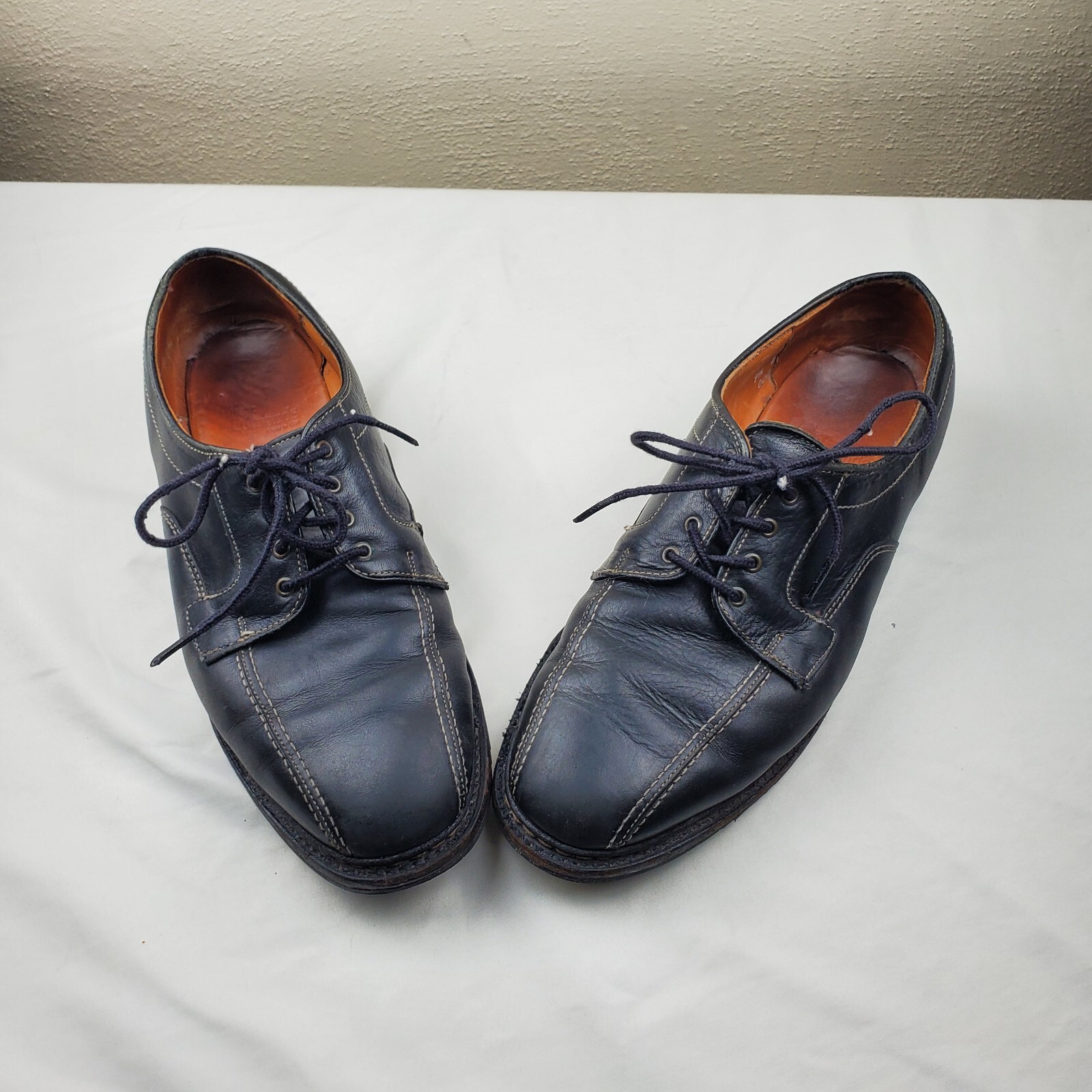 SAOLA Scarpe da uomo nere Allen Edmonds Mapleton in pelle taglia 9 5 D