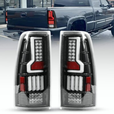 Purchase 99-02 Chevy Silverado GMC Sierra 1500 2500 3500 LED Tail Lights Brake Cargo Lamp In - Foto 6