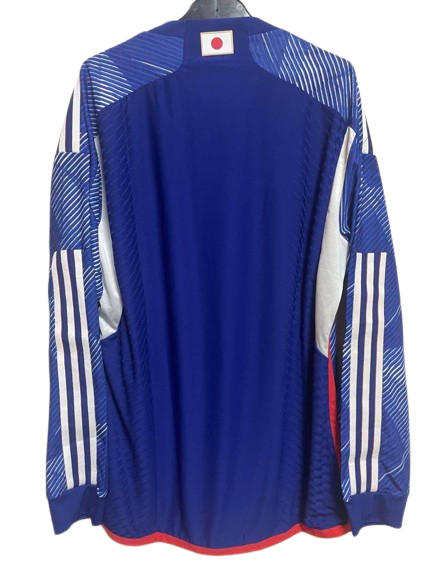 Authentic Adidas Japan 2022 World Cup Home Long Sleeve Jersey