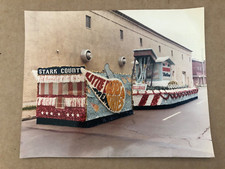 #7 Vintage COLOR PHOTO Canton Oh HOF PARADE FLOAT Football Hall Fame LITTLE DROP