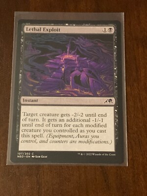 Magic the Gathering Kamigawa Neon Dynasty Lethal Exploit