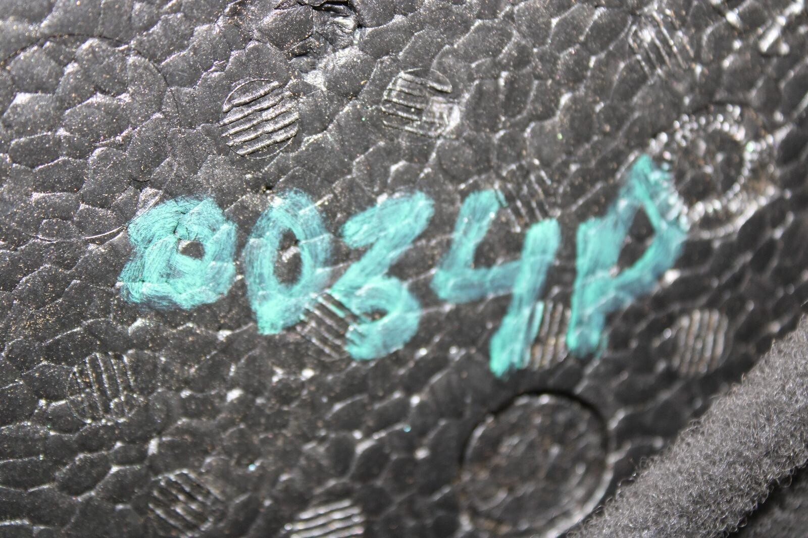 0307 H2 Black Carpeted OEM Rear Interior Spare Tire Cover Trim Factory