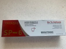 YAYASHI  SP-6  PROBICTIC  WHITENING  TOOTHPASTE GO TO HALITOSIS 
