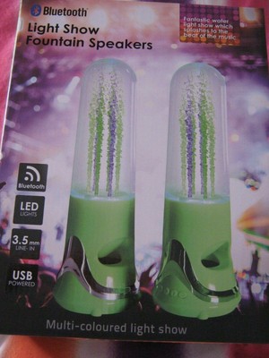 bluetooth light fountain speakers