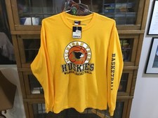 NWT VTG Michigan Tech Huskies Women’s Basketball L/S CAMPUS ONE T-Shirt SZ L