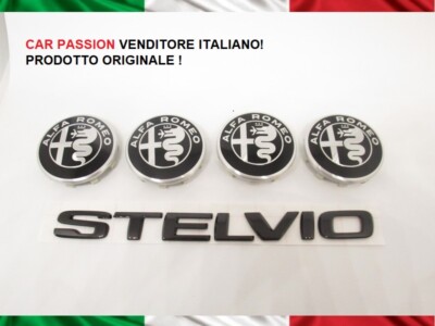 Original Alfa Romeo "Stelvio" Rear Writing Stemma / Emblem - OEM Replacement Part